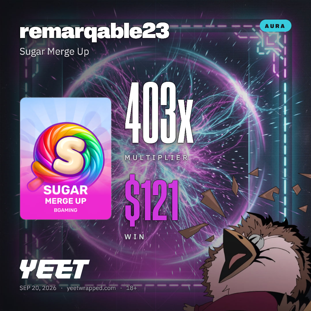 remarqable23 hit 403.5x on Sugar Merge Up