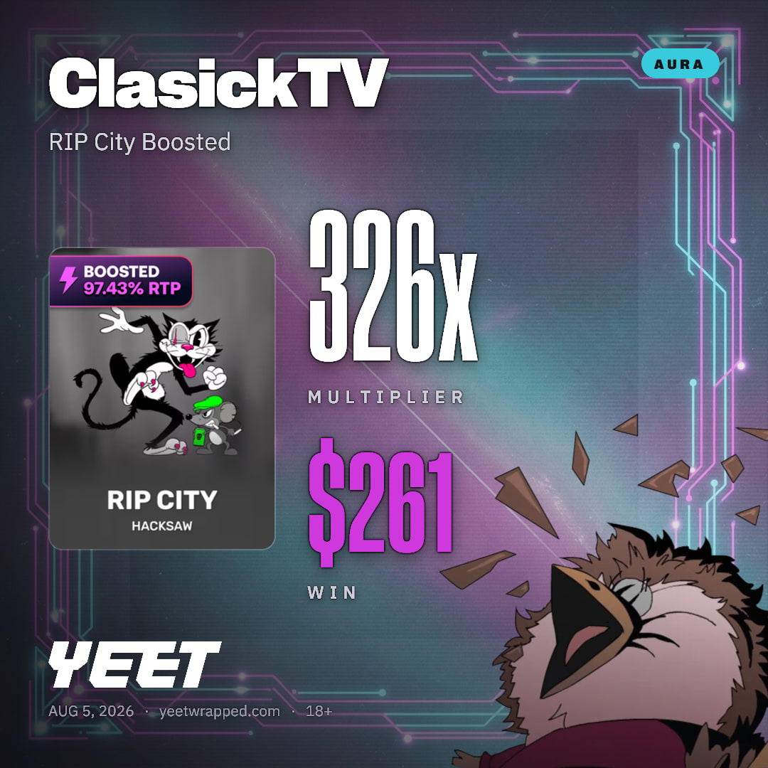 ClasickTV hit 326.4x on RIP City Boosted