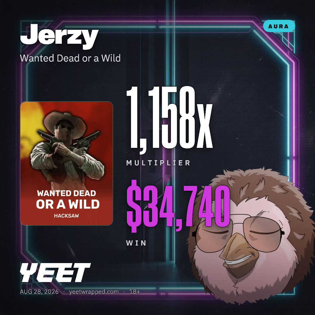 Jerzy hit 1,158x on Wanted Dead or a Wild