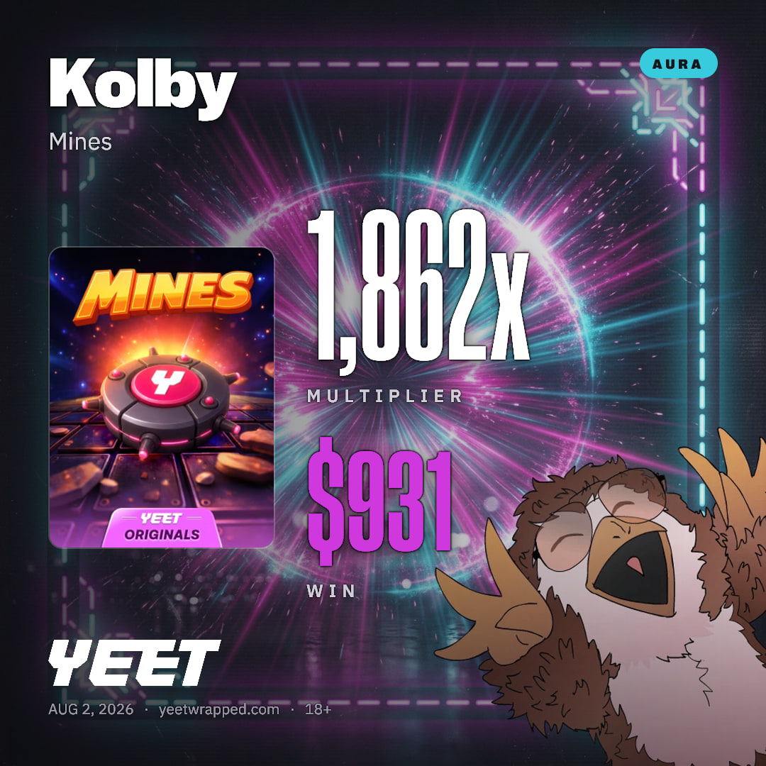 Kolby hit 1,862x on Mines