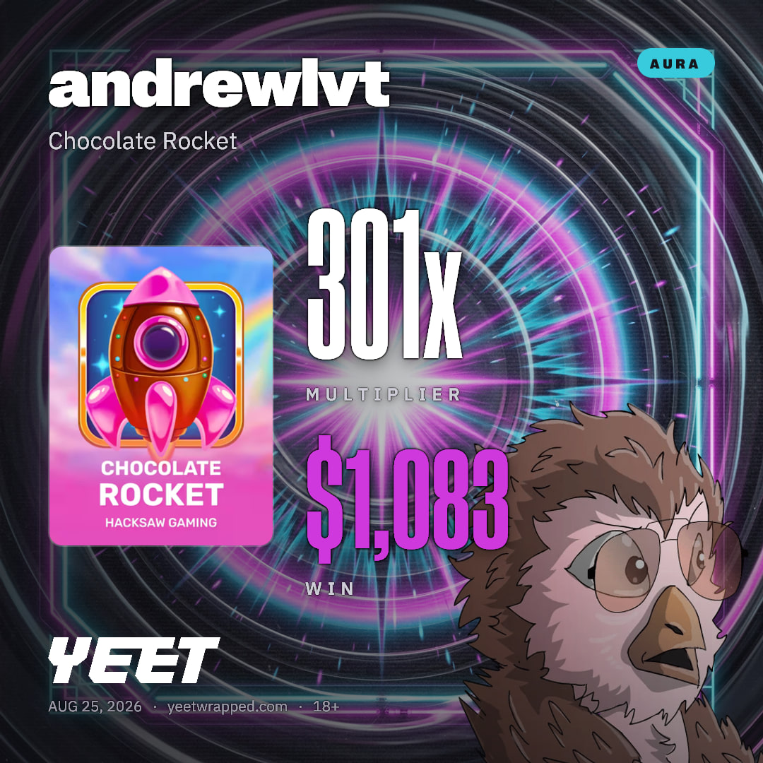andrewlvt hit 300.9x on Chocolate Rocket