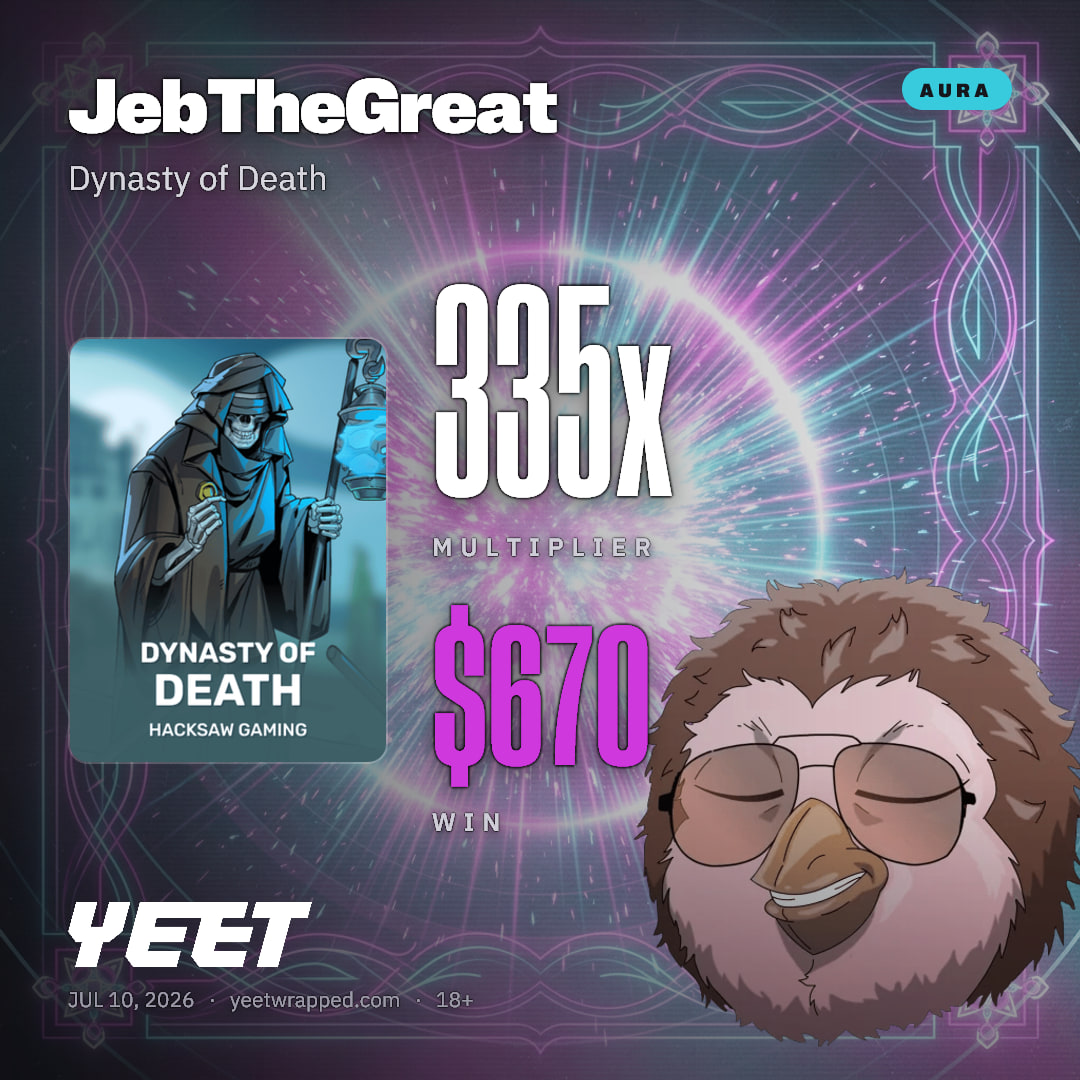 JebTheGreat hit 335.1x on Dynasty of Death