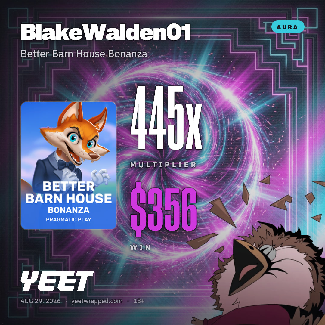 BlakeWalden01 hit 445.2x on Better Barn House Bonanza