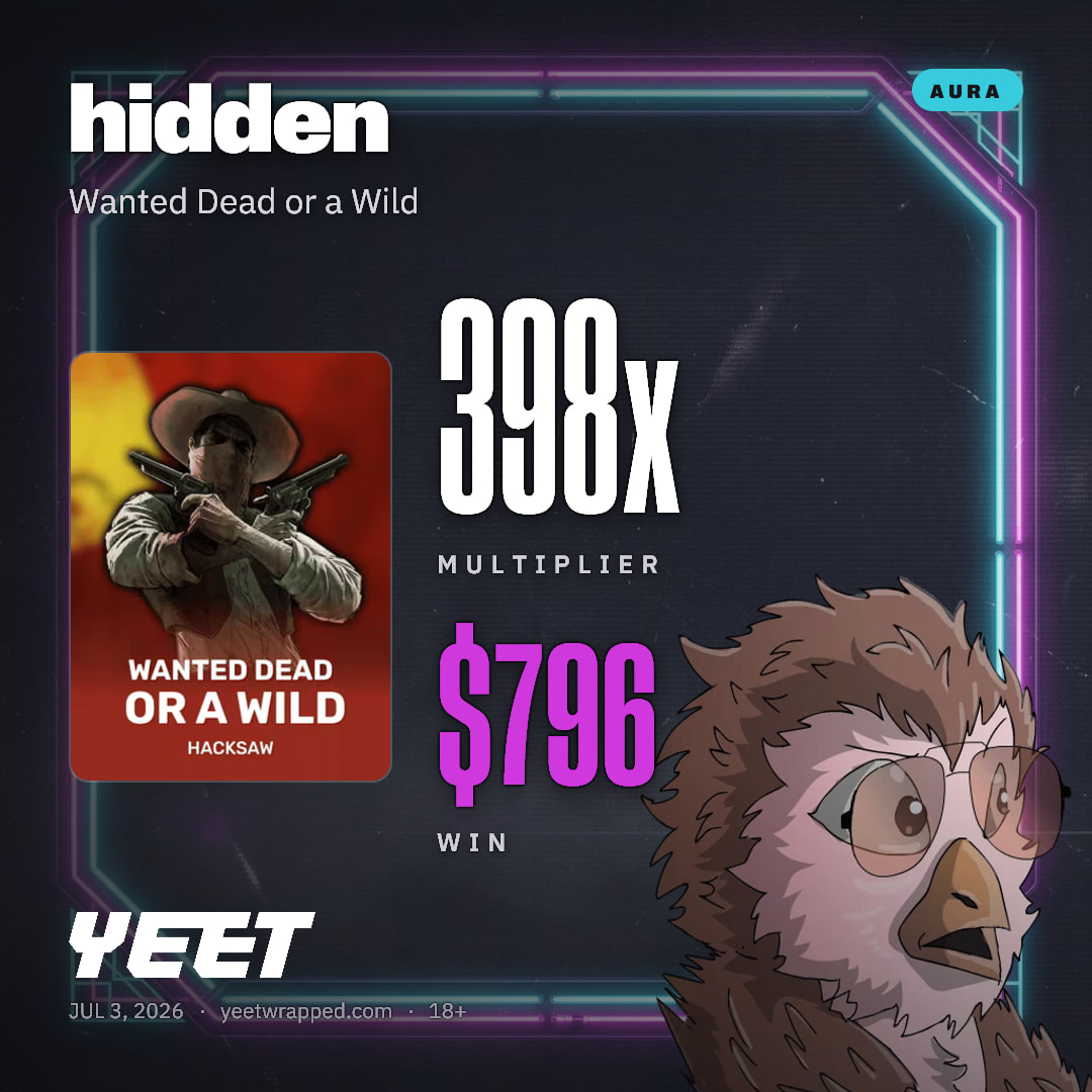 hidden hit 398.2x on Wanted Dead or a Wild