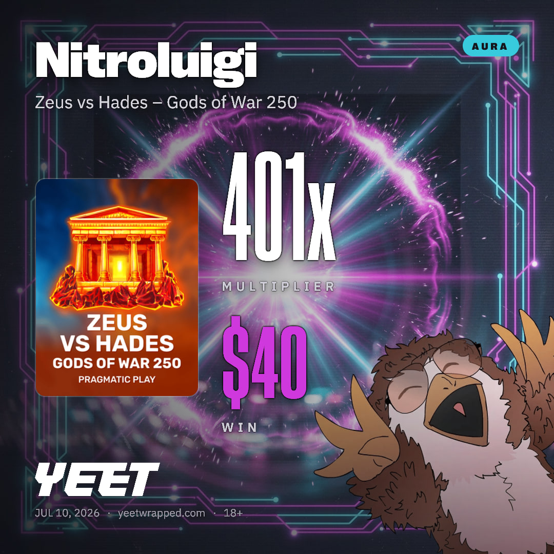 Nitroluigi hit 400.5x on Zeus vs Hades – Gods of War 250