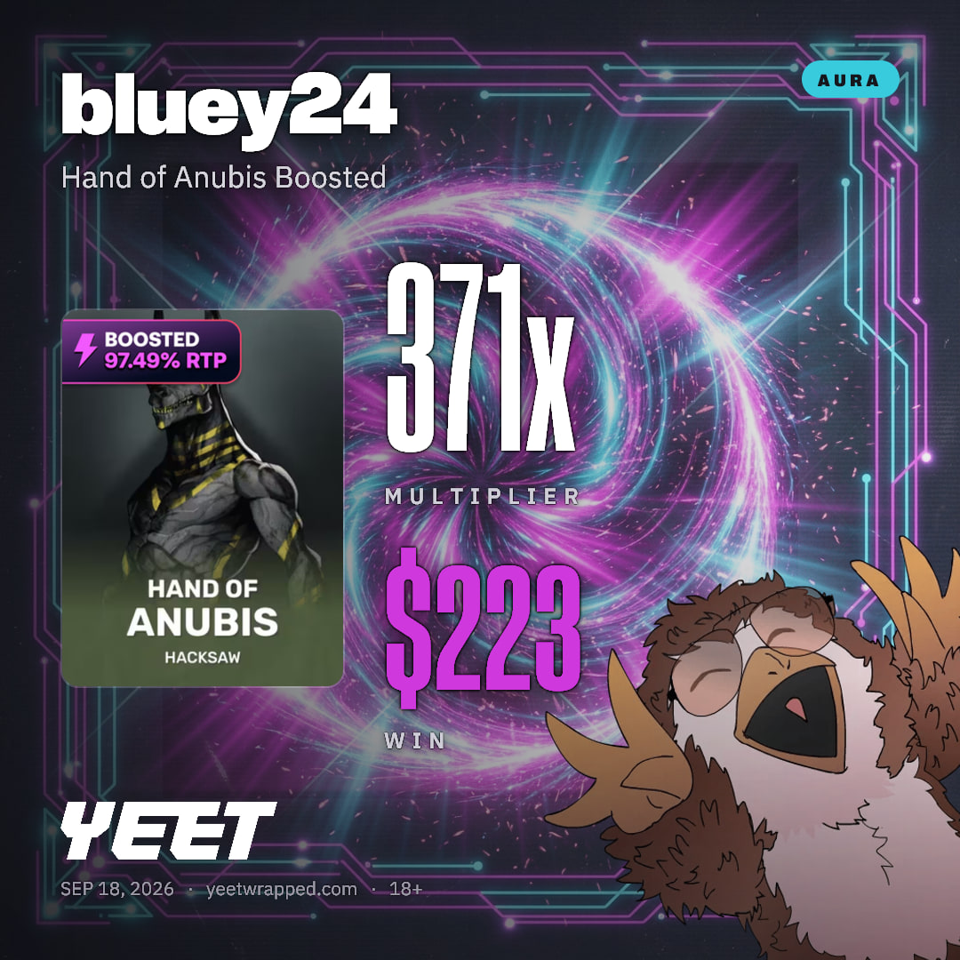 bluey24 hit 371.2x on Hand of Anubis Boosted