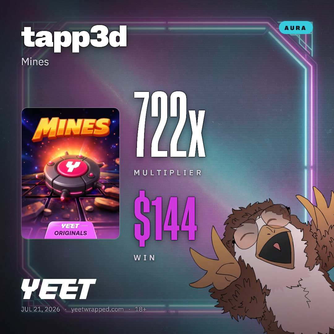 tapp3d hit 722.4x on Mines
