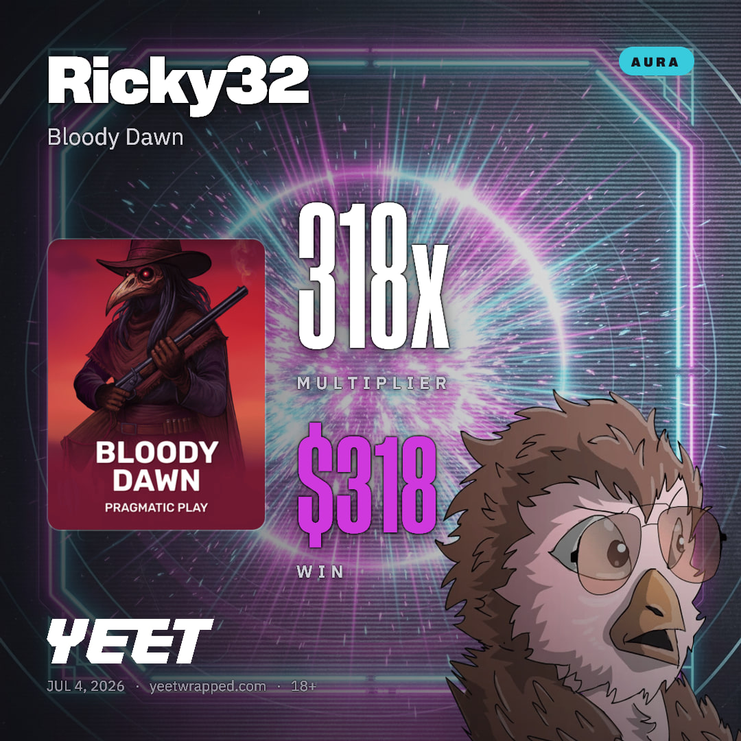 Ricky32 hit 317.8x on Bloody Dawn