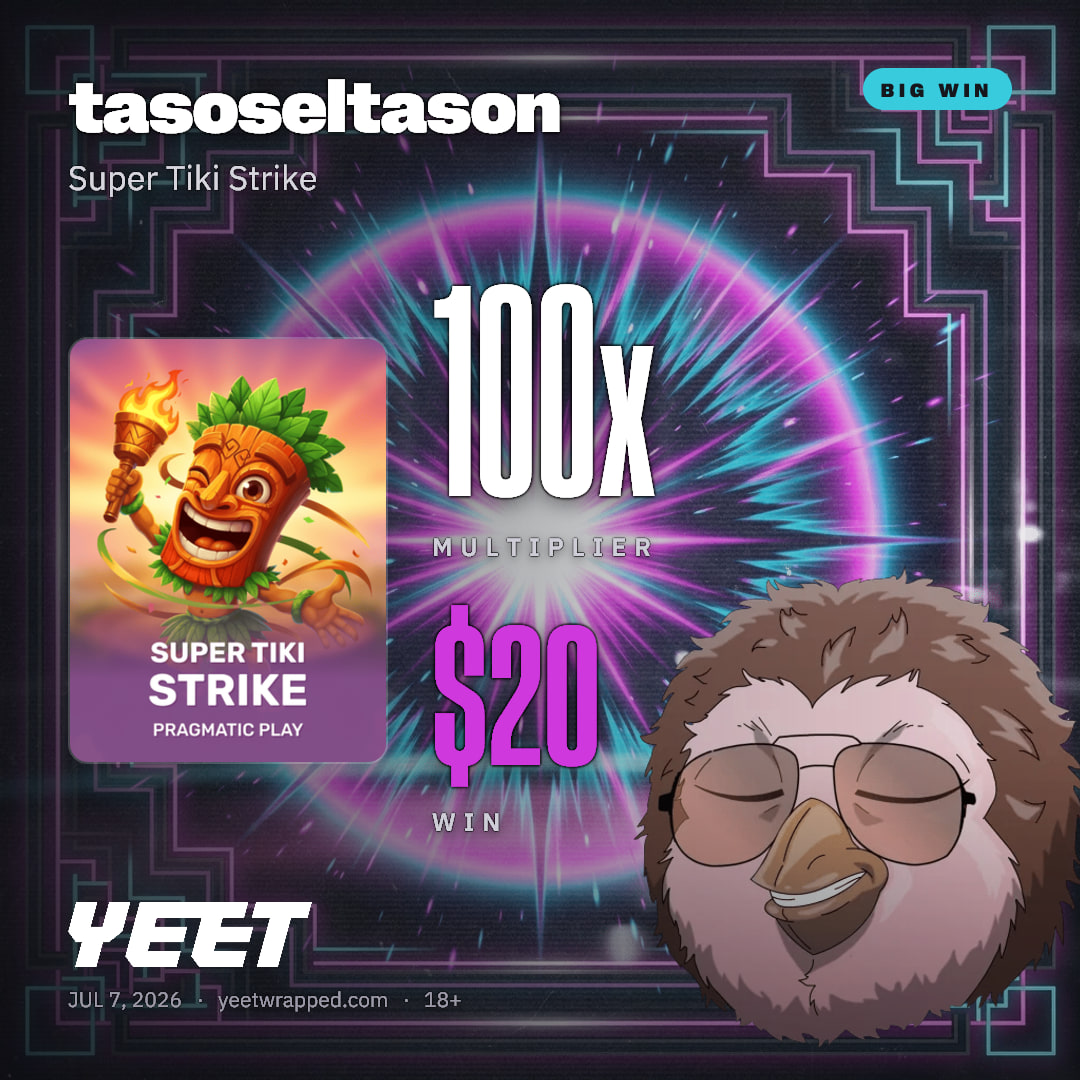 tasoseltason hit 100x on Super Tiki Strike