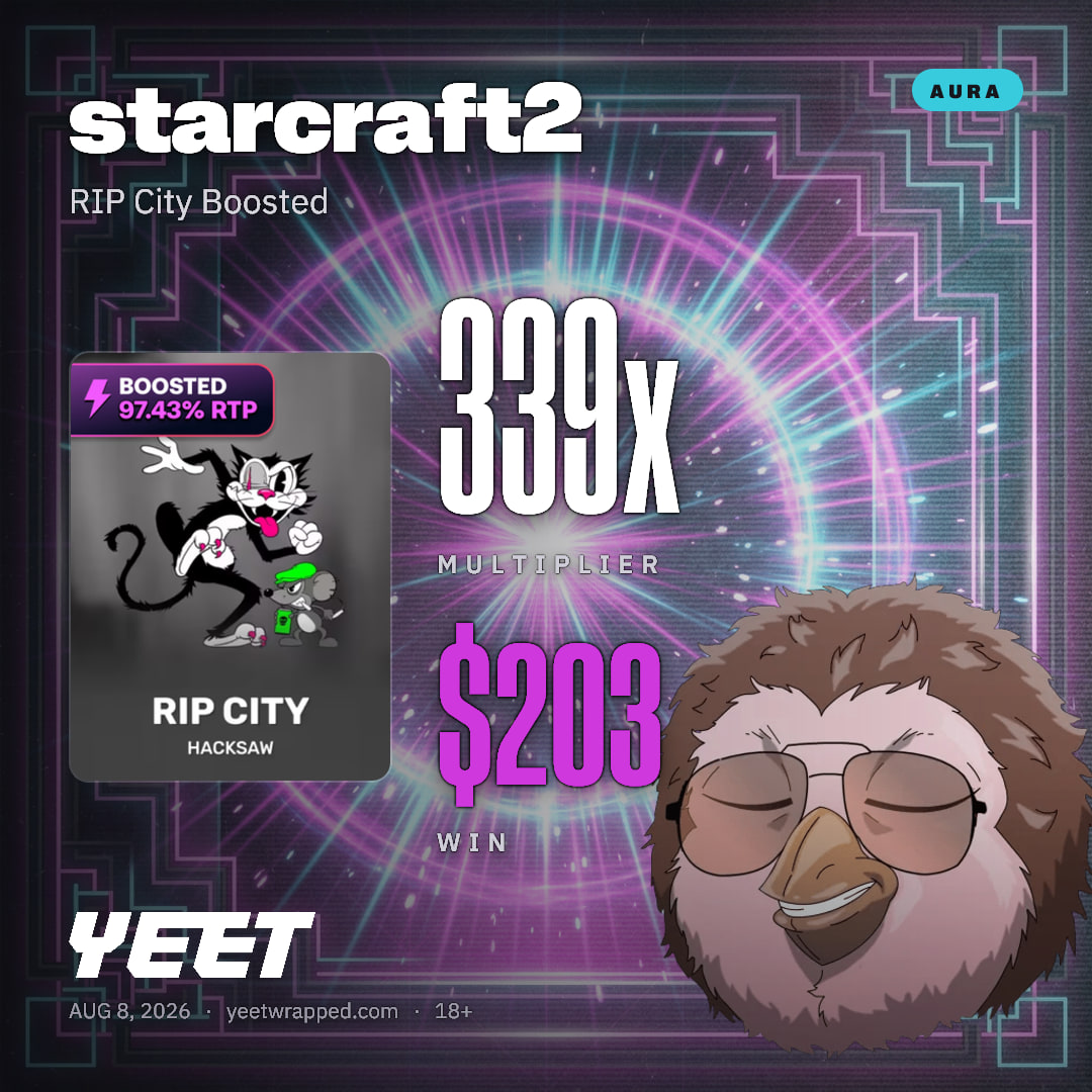 starcraft2 hit 338.7x on RIP City Boosted