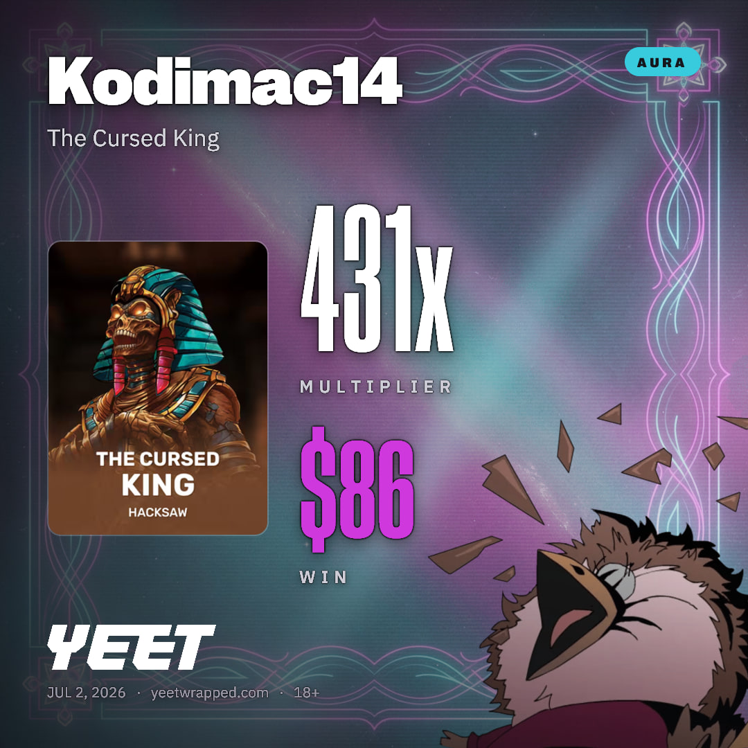 Kodimac14 hit 430.6x on The Cursed King