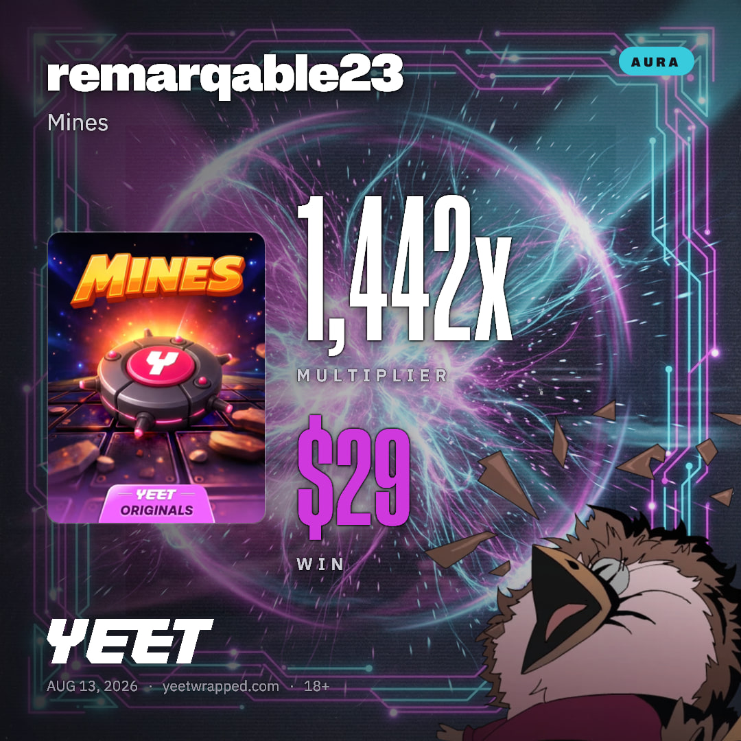 remarqable23 hit 1,442x on Mines