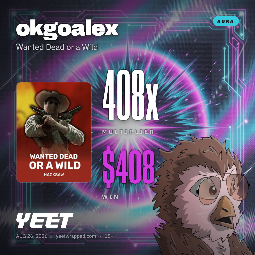 okgoalex hit 408x on Wanted Dead or a Wild