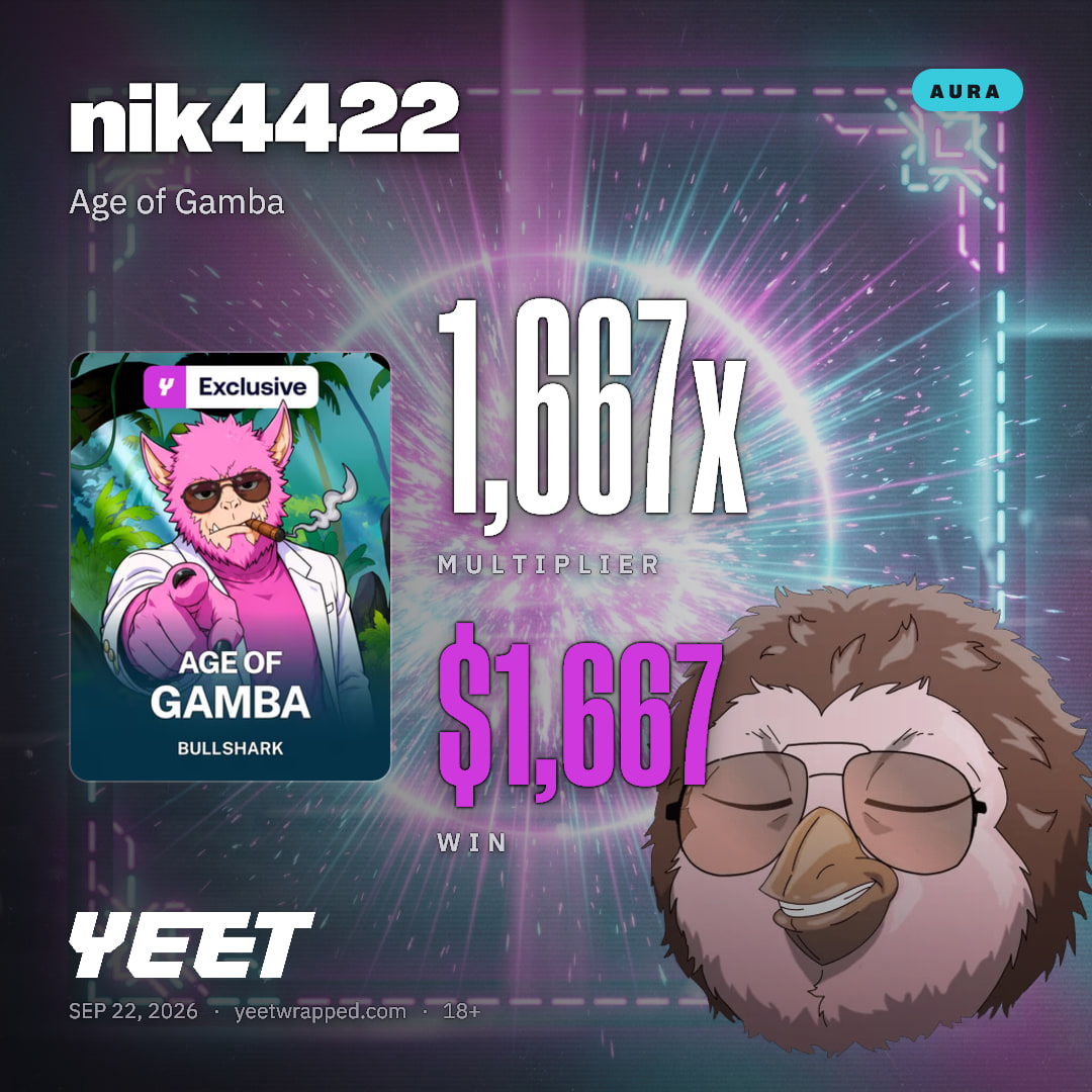nik4422 hit 1,667x on Age of Gamba