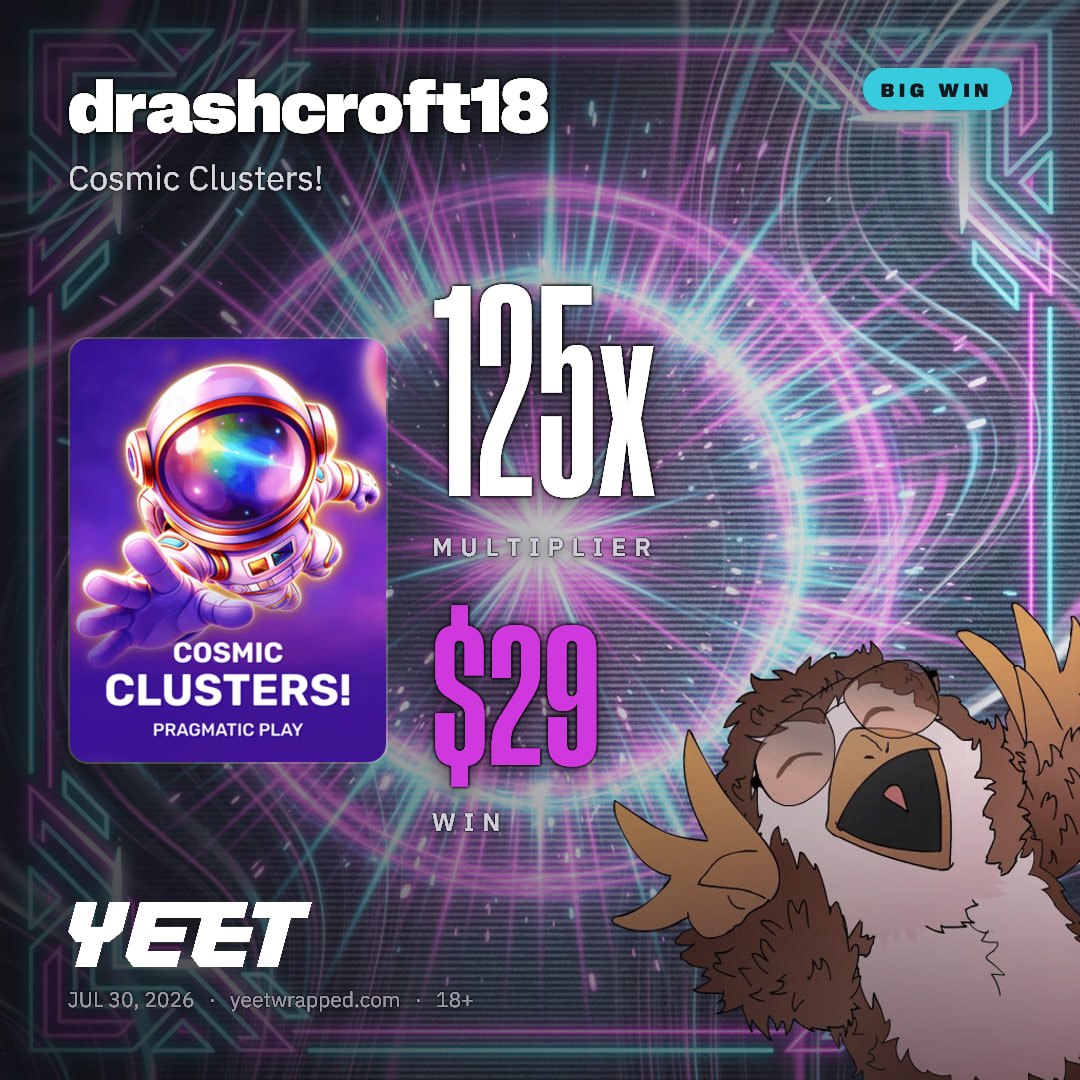 drashcroft18 hit 125.4x on Cosmic Clusters!