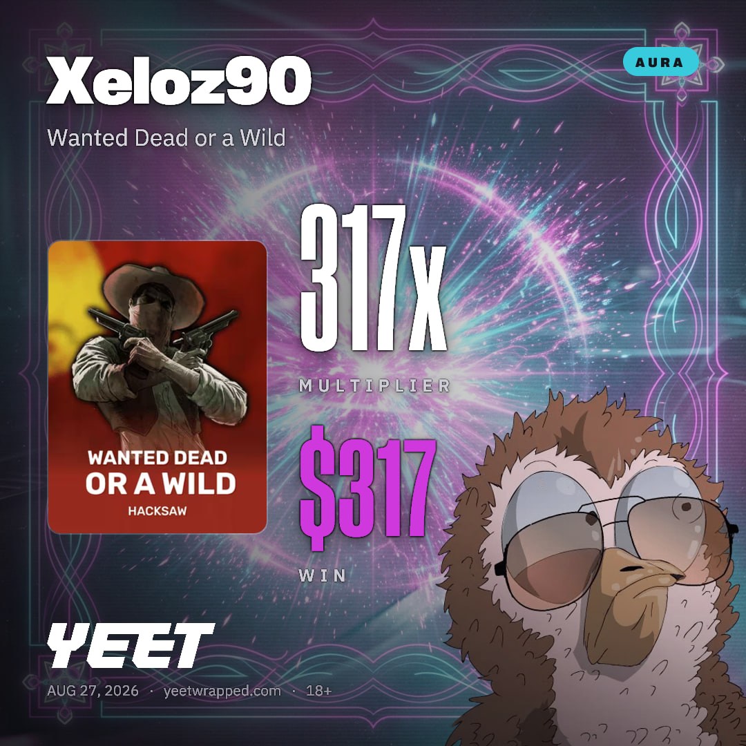 Xeloz90 hit 316.6x on Wanted Dead or a Wild