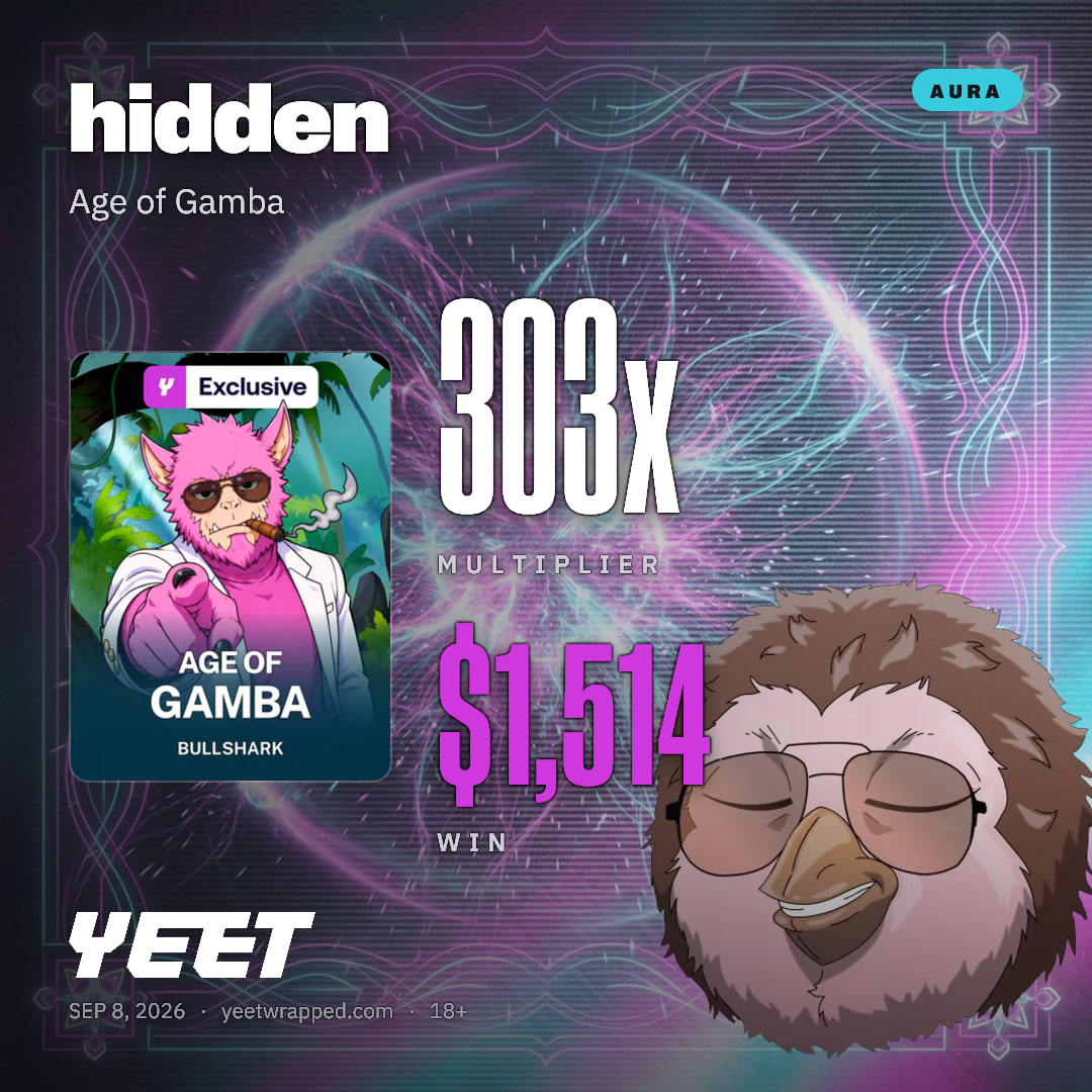 hidden hit 302.8x on Age of Gamba