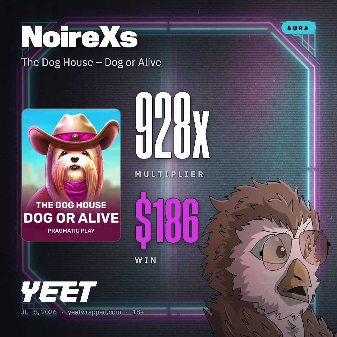 NoireXs hit 928.1x on The Dog House – Dog or Alive