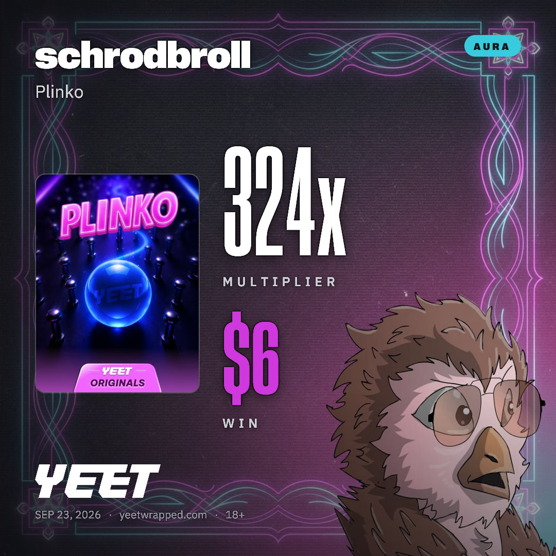 schrodbroll hit 324x on Plinko
