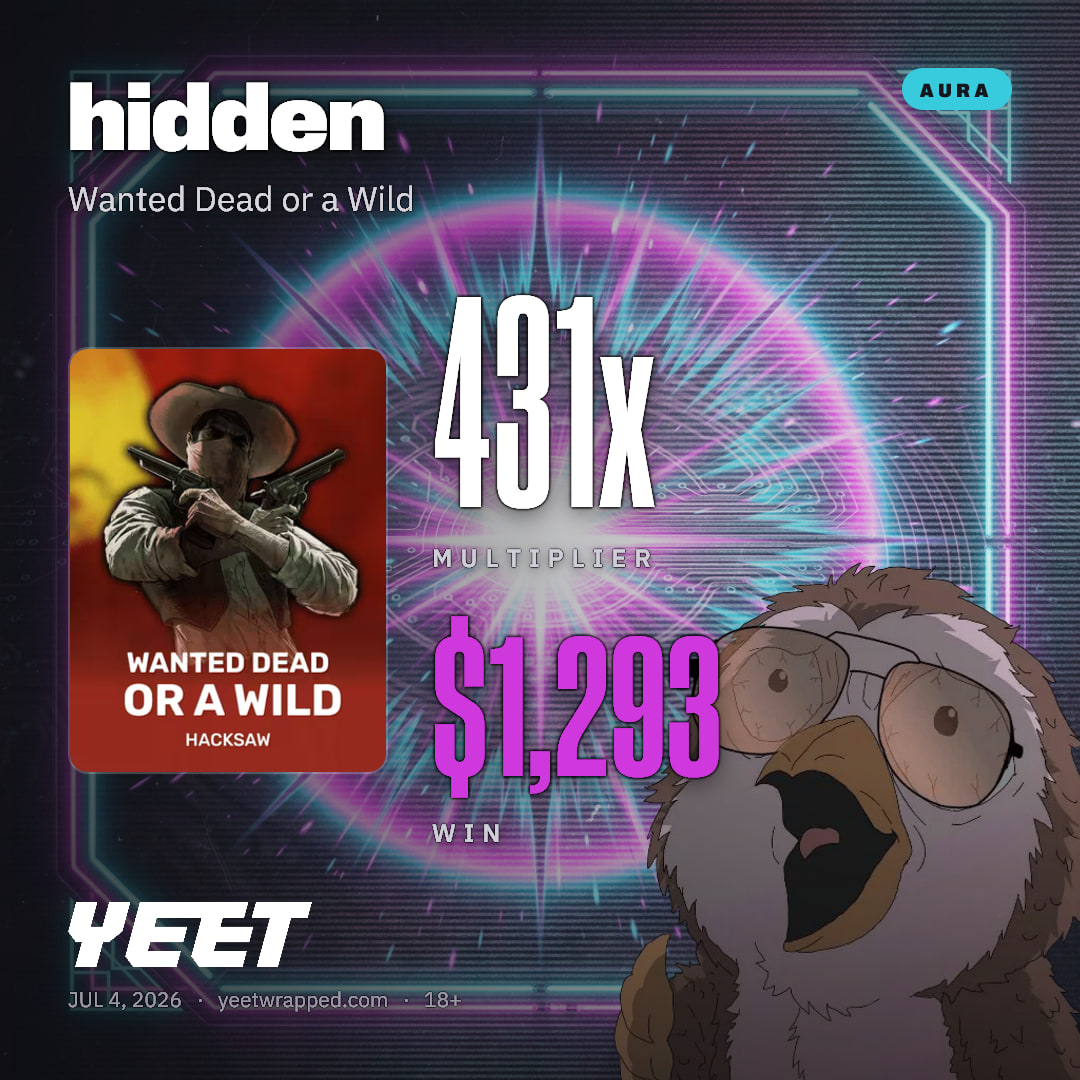 hidden hit 430.9x on Wanted Dead or a Wild
