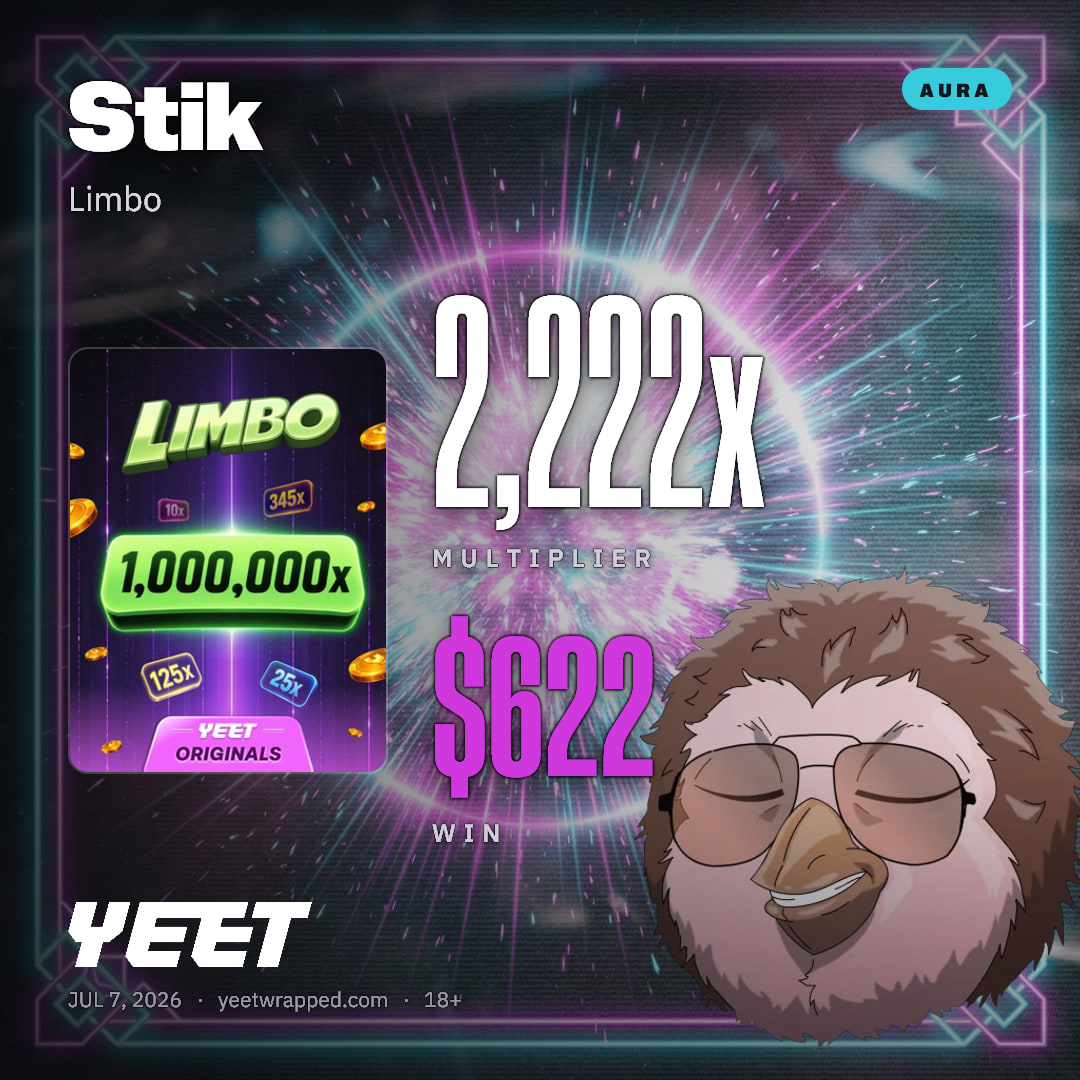 Stik hit 2,222x on Limbo