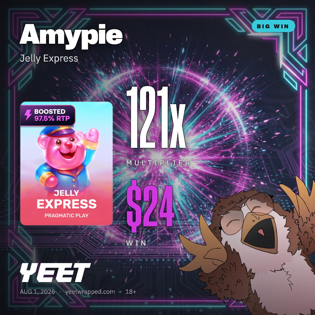 Amypie hit 120.5x on Jelly Express