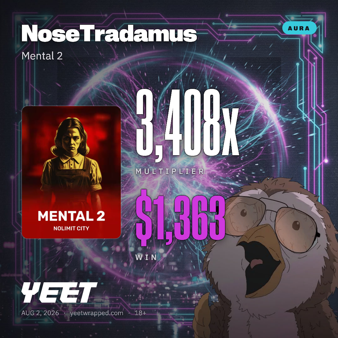 NoseTradamus hit 3,408x on Mental 2
