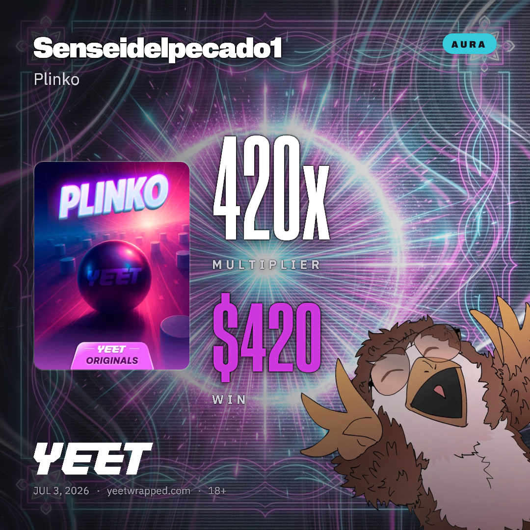 Senseidelpecado1 hit 420x on Plinko