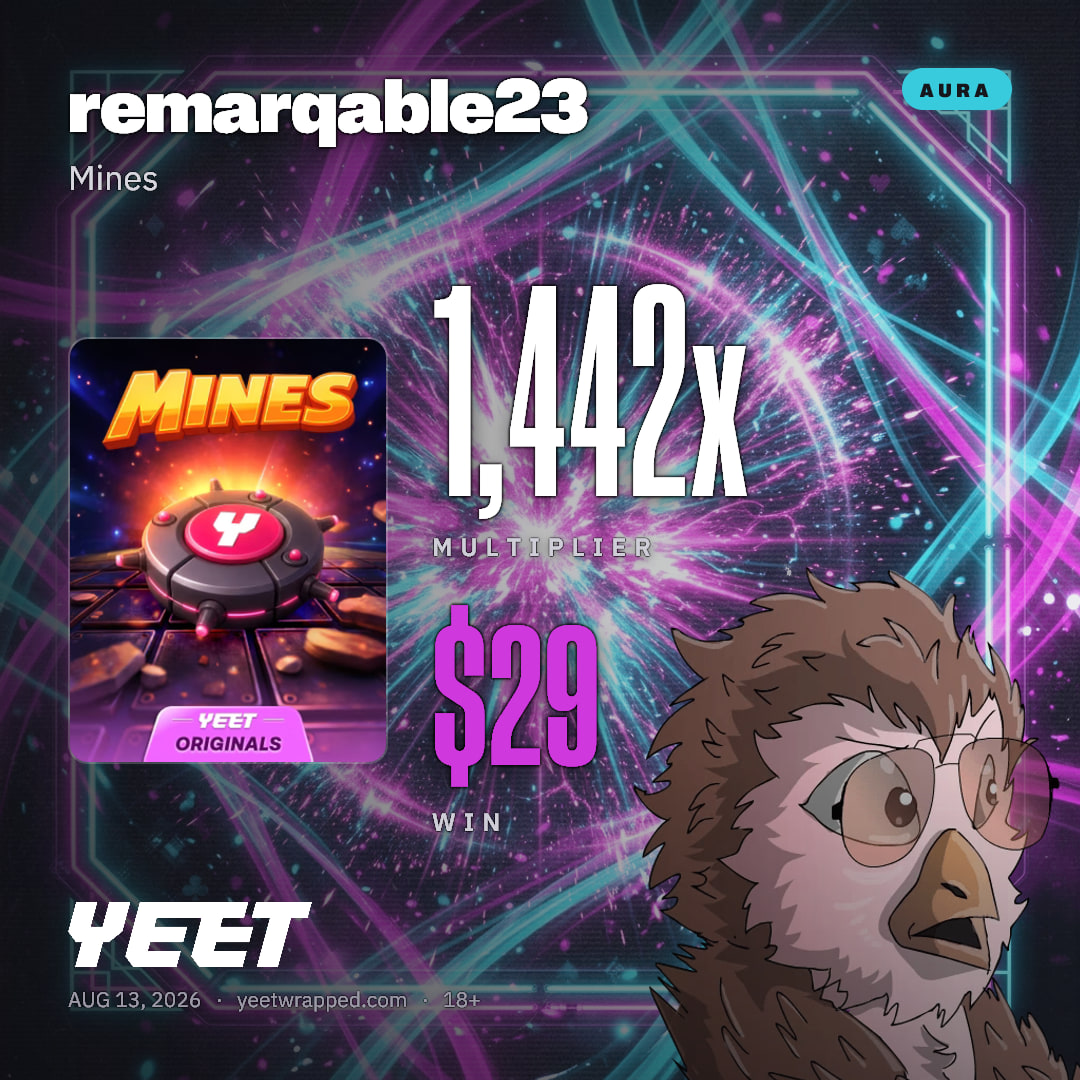 remarqable23 hit 1,442x on Mines