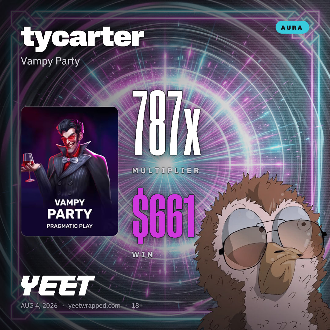 tycarter hit 786.6x on Vampy Party