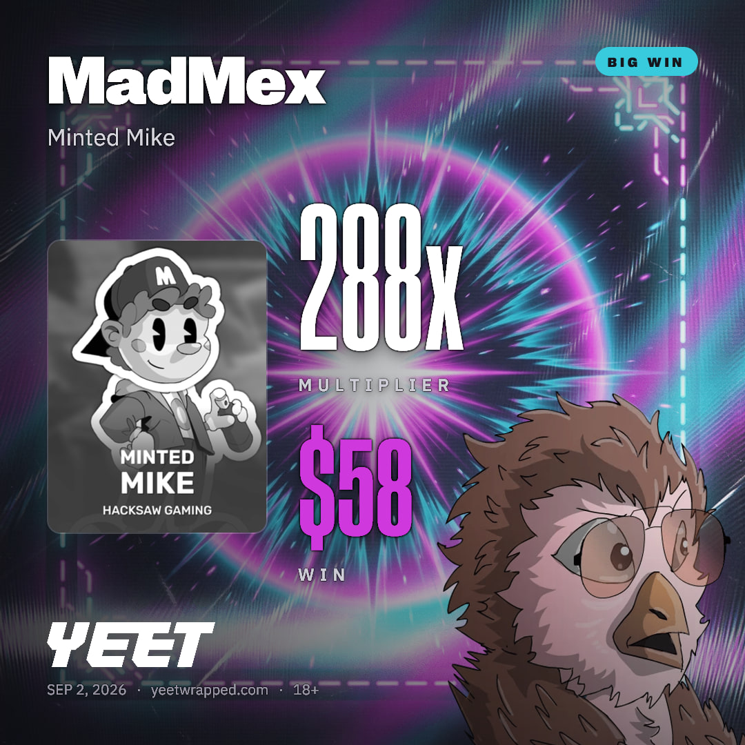 MadMex hit 288.1x on Minted Mike