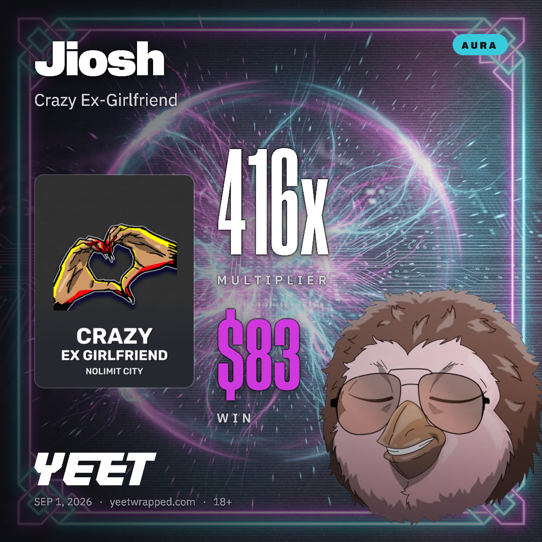 Jiosh hit 416.4x on Crazy Ex-Girlfriend