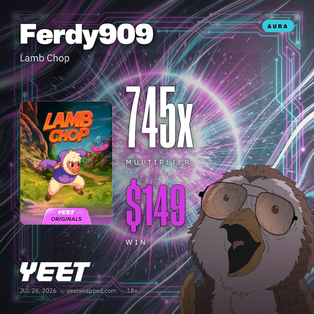 Ferdy909 hit 745.1x on Lamb Chop