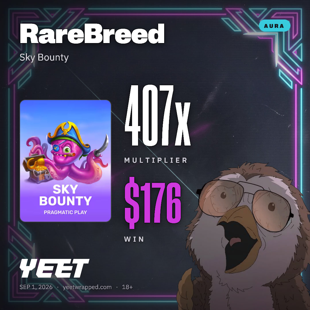 RareBreed hit 406.5x on Sky Bounty