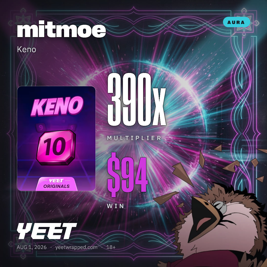 mitmoe hit 390x on Keno