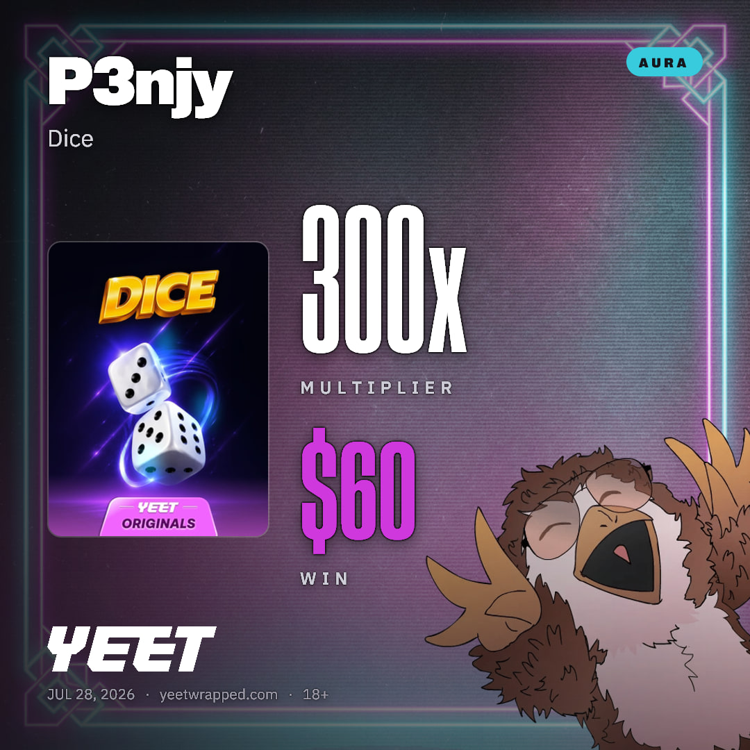 P3njy hit 300x on Dice
