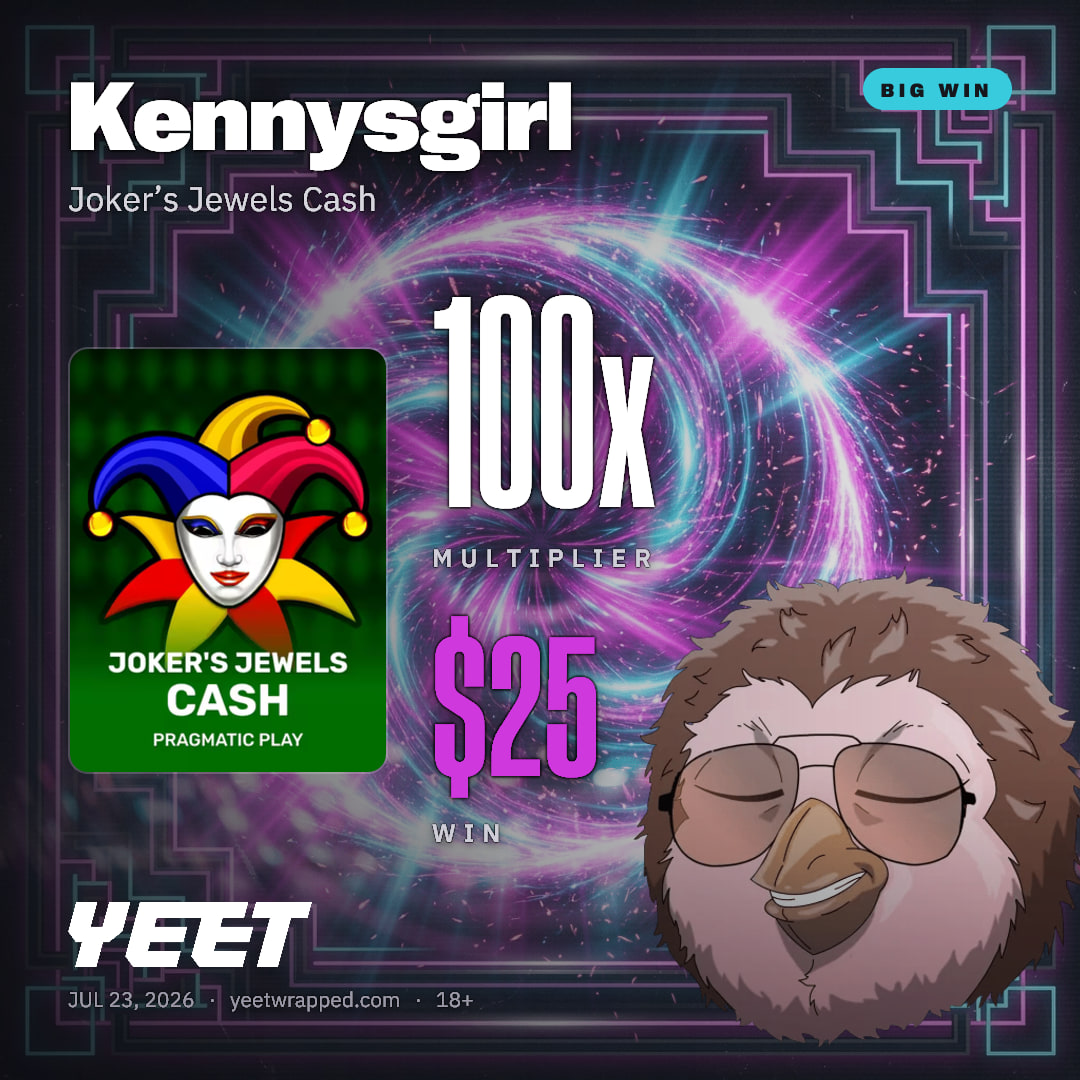 Kennysgirl hit 100x on Joker’s Jewels Cash