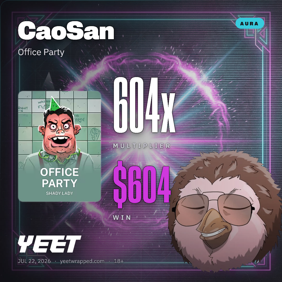 CaoSan hit 603.5x on Office Party
