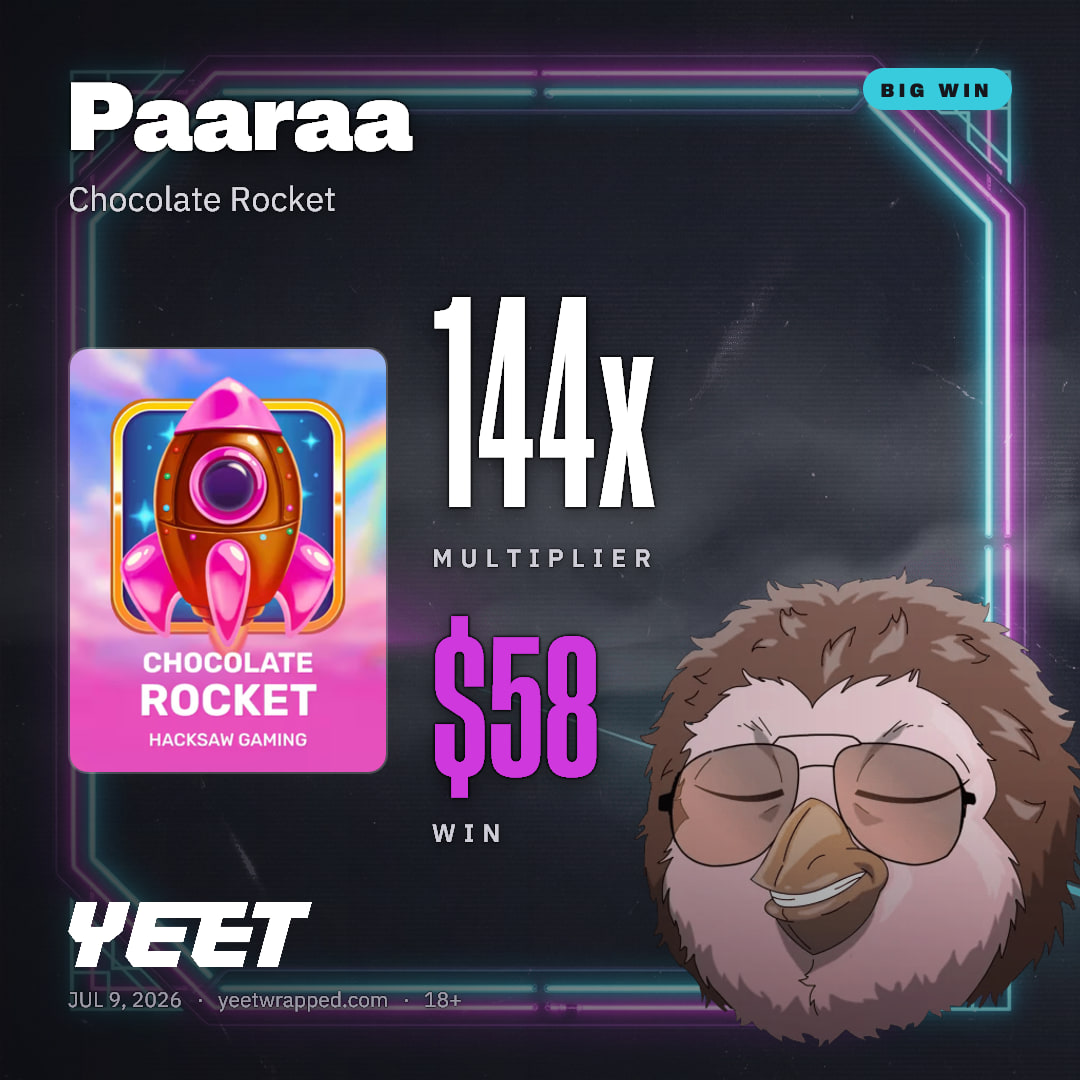 Paaraa hit 144x on Chocolate Rocket