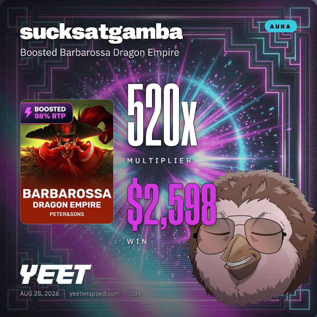 sucksatgamba hit 519.6x on Boosted Barbarossa Dragon Empire