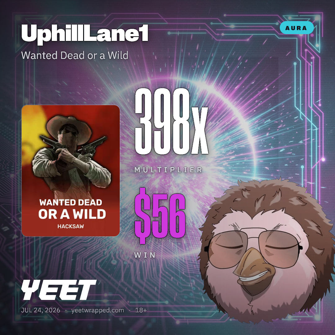 UphillLane1 hit 397.9x on Wanted Dead or a Wild