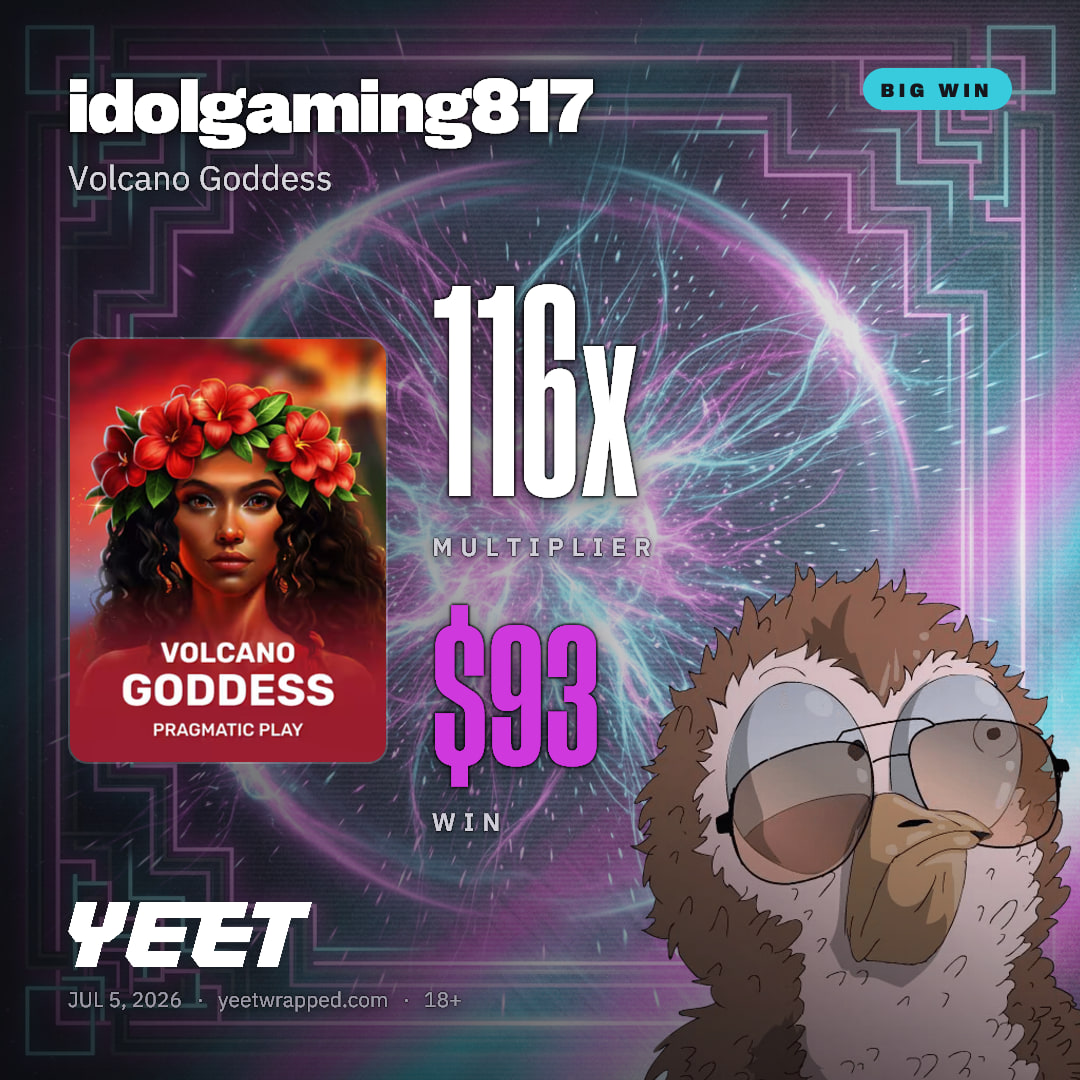 idolgaming817 hit 115.8x on Volcano Goddess