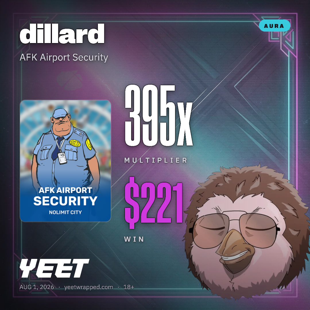 dillard hit 395.3x on AFK Airport Security