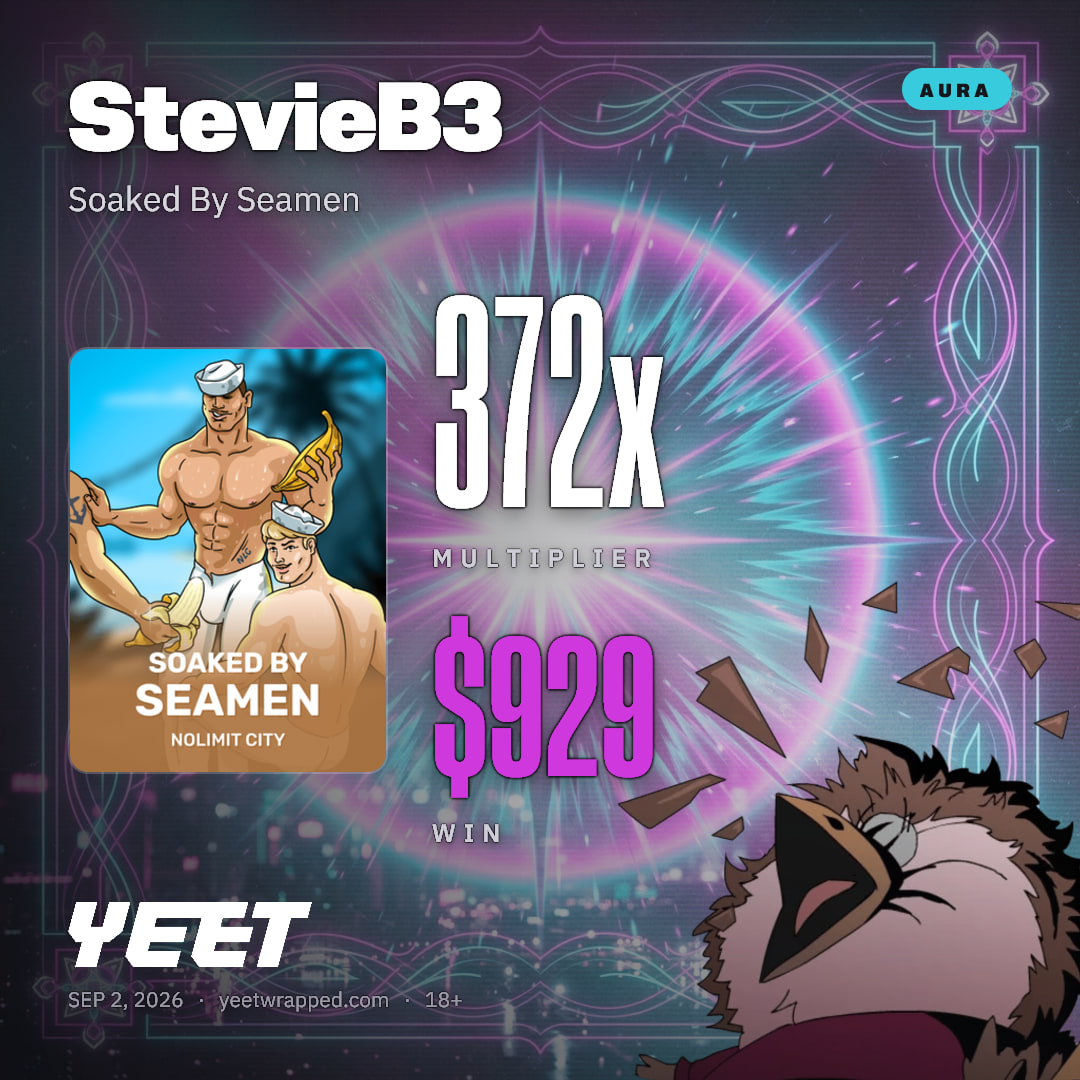 StevieB3 hit 371.6x on Soaked By Seamen