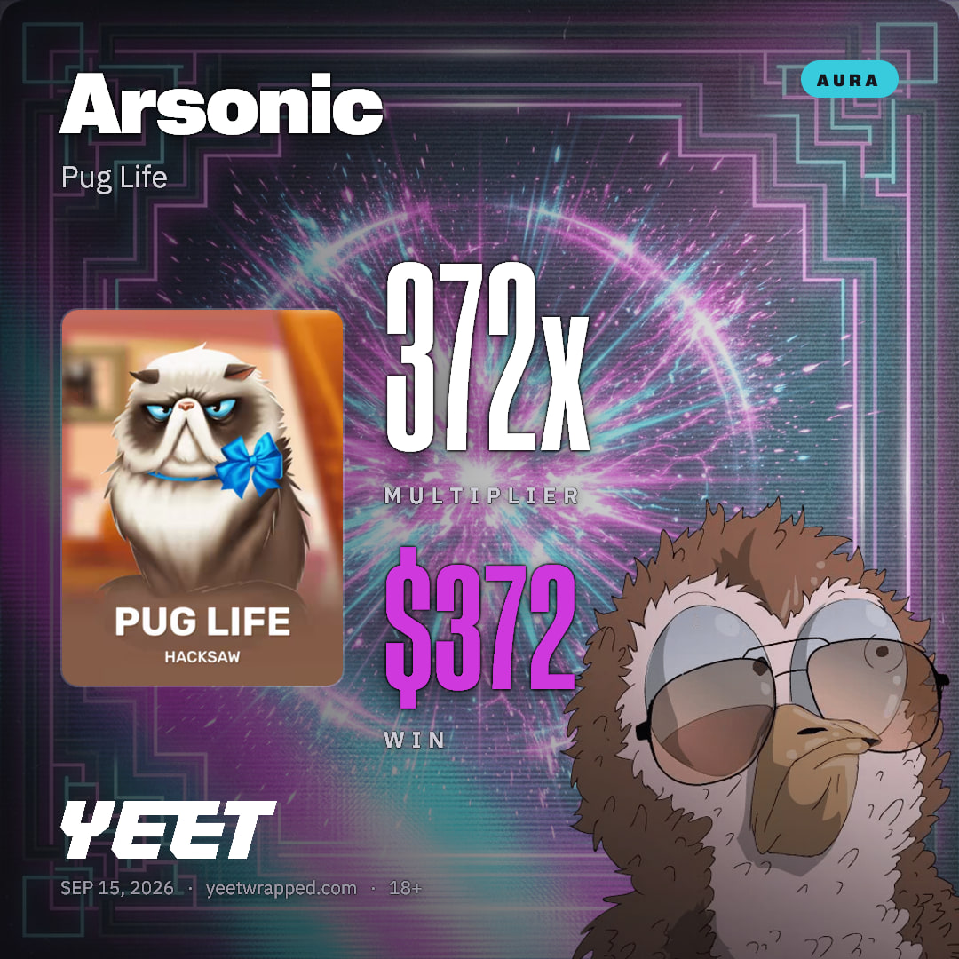 Arsonic hit 372.2x on Pug Life