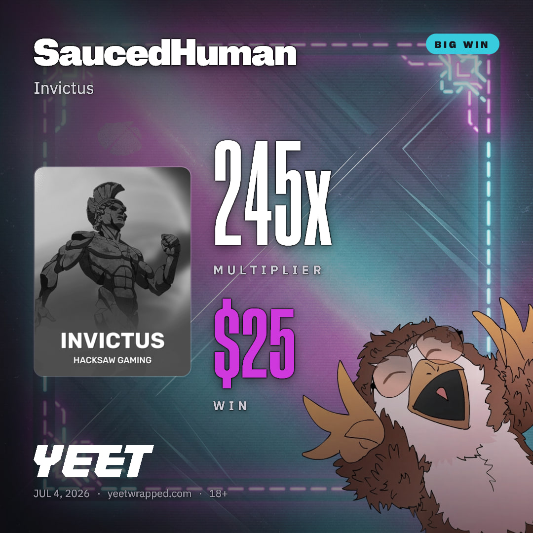 SaucedHuman hit 245.1x on Invictus