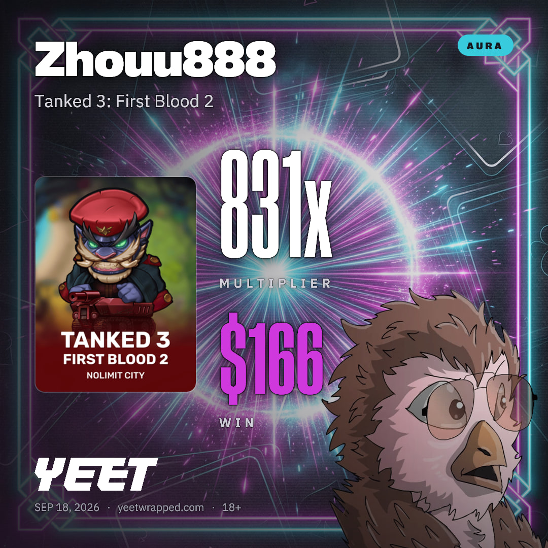 Zhouu888 hit 830.8x on Tanked 3: First Blood 2