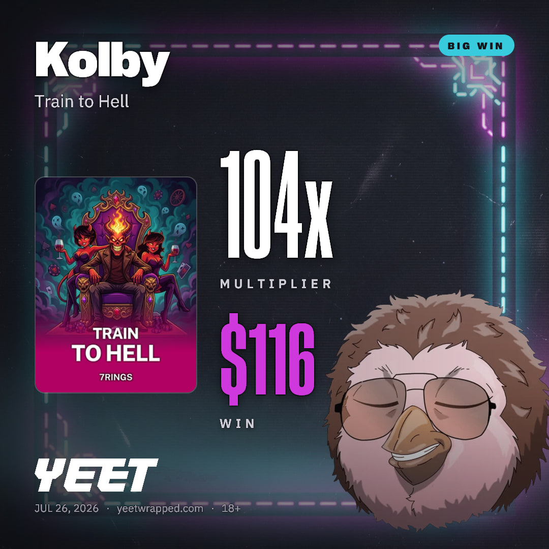 Kolby hit 103.8x on Train to Hell