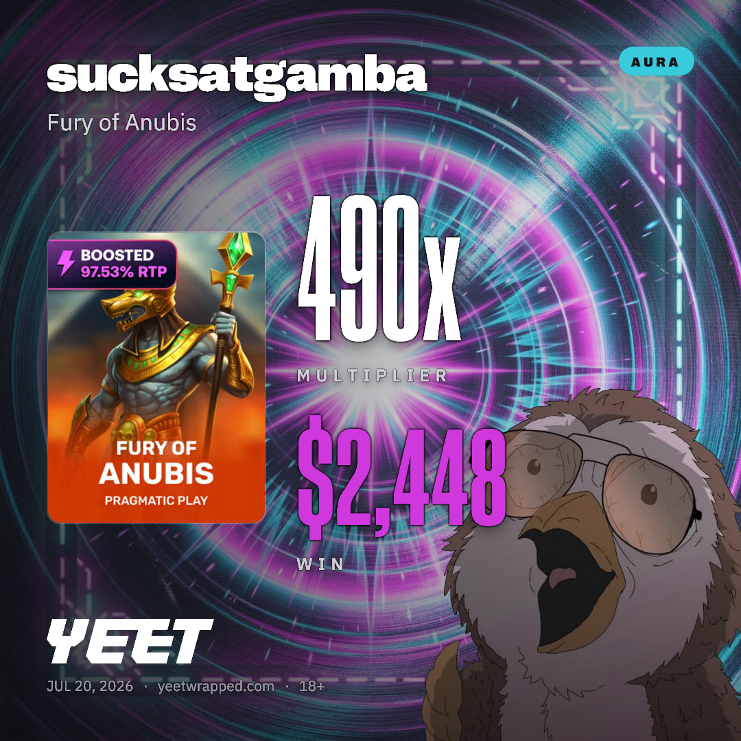 sucksatgamba hit 489.6x on Fury of Anubis