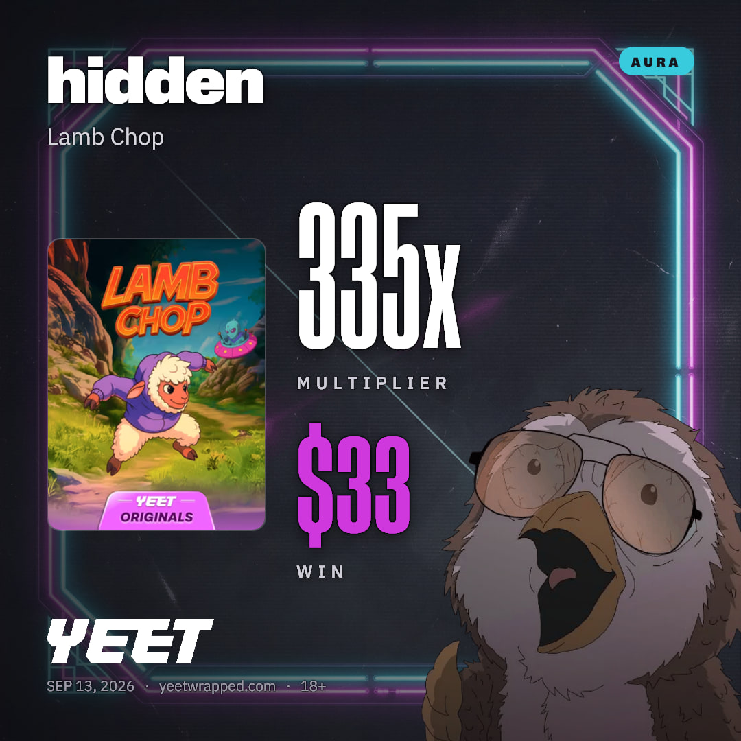 hidden hit 334.6x on Lamb Chop